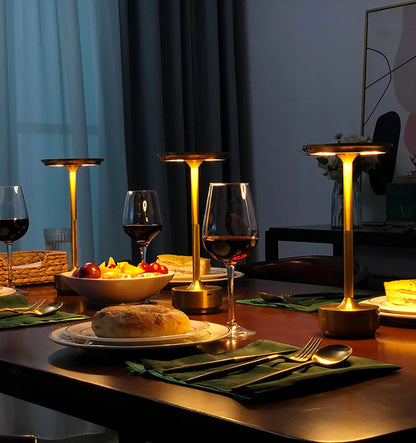 Portable Desk lamp used at dinner table