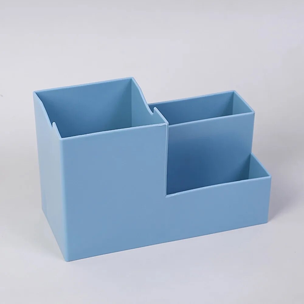 desk Organizer Storage Box Light Blurer rectanguar set, front view