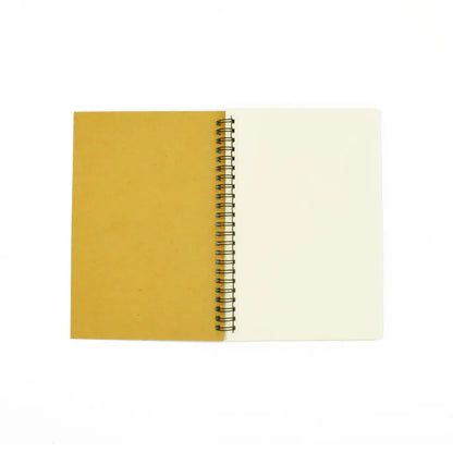 Notebook - Sketchbook - Blank page Brown inside page white
