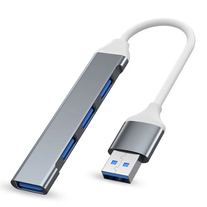 USB C HUB 3.0 Type C 3.1 4 Port Hub Dark metal