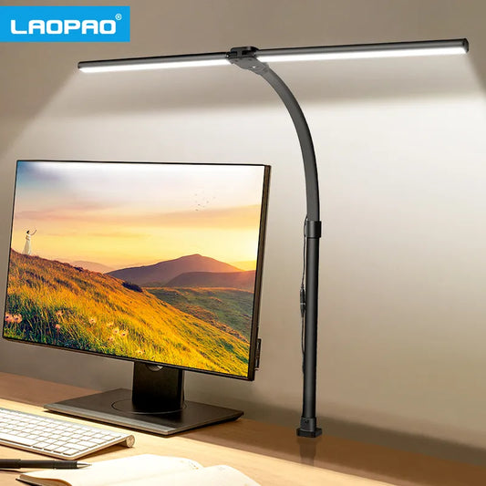 LAOPAO Double Head LED Screen/Desk lamp used on  PC desk