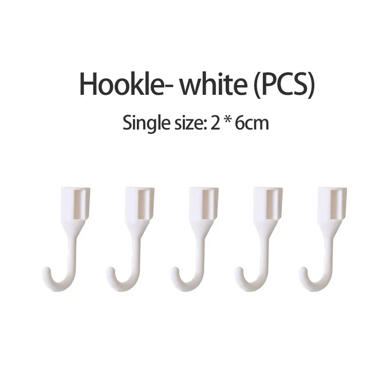 Hole Board Wall - Shelf Hooks white