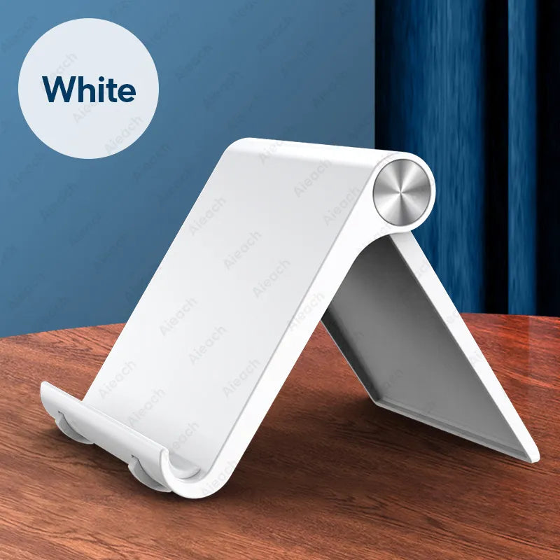 Desktop Tablet Holder for 7.9 to 11 inch Tablets or phones white