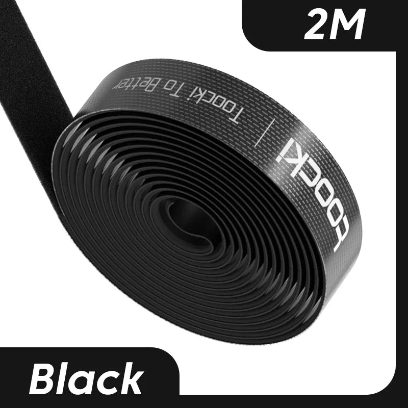 Toocki Hook and loop Cable managemnt tape 2m Black