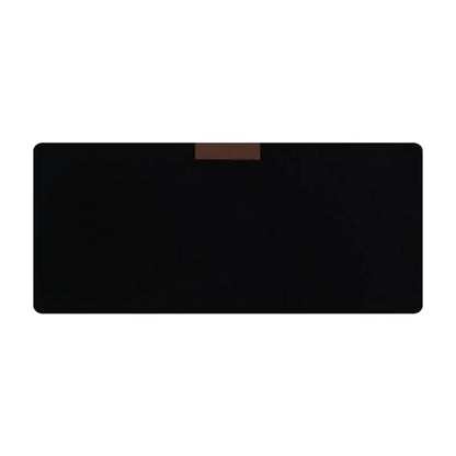 Felt mousepad or deskpad, Top view Charcoal Black