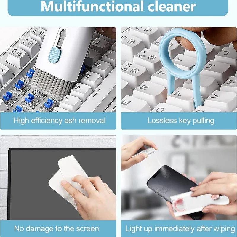 7 in 1 Cleaner Brush Kit, In use