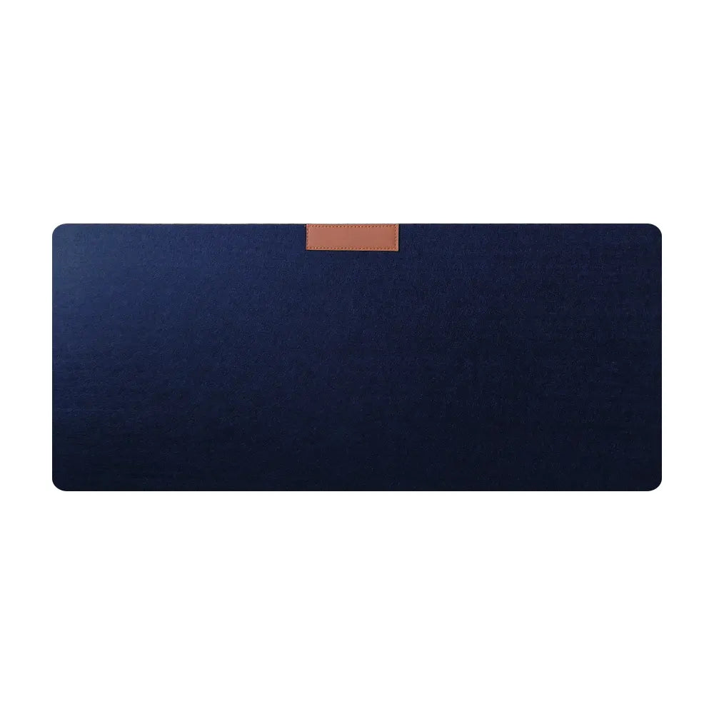 Felt mousepad or deskpad, Top view Blue only