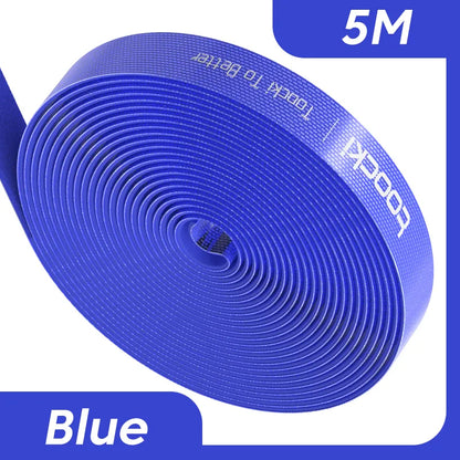 Toocki Hook and loop Cable managemnt tape 5m Blue